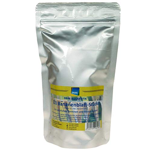 DRAK-Aquaristik 100 Bananenblatt-Stücke DRAK-Aquaristik 100 Bananenblatt-Stücke von DRAK-Aquaristik