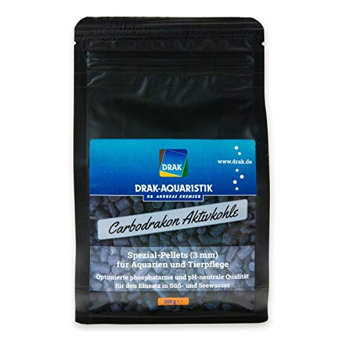 DRAK-Aquaristik Carbodrakon - Spezial-Aktivkohlepellets 3 mm 200 g Boxpack DRAK-Aquaristik Carbodrakon - Spezial-Aktivkohlepellets 3 mm 200 g Boxpack von DRAK-Aquaristik