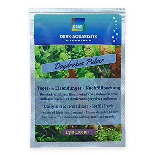 DRAK-Aquaristik Daydrakon Tagesdünger & Eisendünger Nachfüllpack - 1,0 Liter von DRAK-Aquaristik
