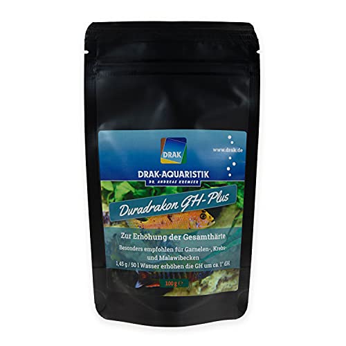 DRAK-Aquaristik Duradrakon GH-Plus Aufhärtesalz-Mischung 100 g Standbodenbeutel von DRAK-Aquaristik