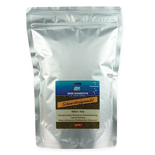 DRAK-Aquaristik Schwarztorfgranulat Mikro 2,0 Liter von DRAK-Aquaristik