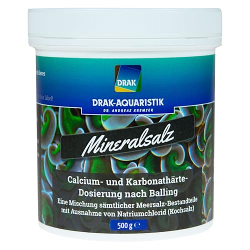 DRAK-Aquaristik Sealutions Mineralsalz 500 g Dose DRAK-Aquaristik Sealutions Mineralsalz 500 g Dose von DRAK-Aquaristik