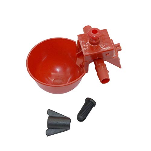 Rote Wachteltränke, 50 Sets, automatische Futterspender für Tiere, Hühnerstall, Futterspender für Geflügel, Huhn, Geflügel, Trinkbecher Rote Wachteltränke, 50 Sets, automatische Futterspender für Tiere, Hühnerstall, Futterspender für Geflügel, Huhn, Geflügel, Trinkbecher von DRBAPQLXD