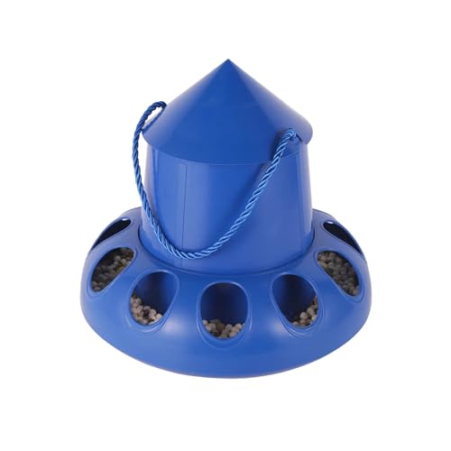 Tauben-Futterstation für Hühner, automatisch, Futtereimer für Vögel, Futternapf mit 11 Löchern für Huhn, Tauben, Wachteln, Hähnchen, Sittiche, 1 Stück Tauben-Futterstation für Hühner, automatisch, Futtereimer für Vögel, Futternapf mit 11 Löchern für Huhn, Tauben, Wachteln, Hähnchen, Sittiche, 1 Stück von DRBAPQLXD