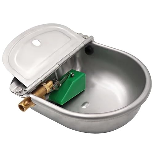 Tränke für Rinder, Pferde, Kupferventil, automatischer Wasserspender, schwimmender Auslauf für Hunde, Schafe, Schweinefarmen, Edelstahl-Trinkbrunnen für Tiere Tränke für Rinder, Pferde, Kupferventil, automatischer Wasserspender, schwimmender Auslauf für Hunde, Schafe, Schweinefarmen, Edelstahl-Trinkbrunnen für Tiere von DRBAPQLXD