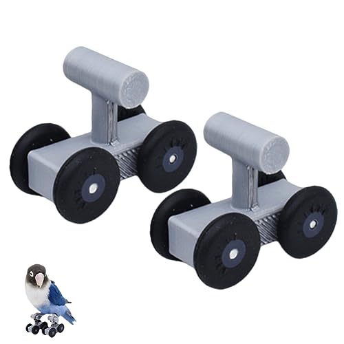 DRESSOOS 1 Paar Papageienspielzeug, Papageien Trainingsspielzeug, Papageien Skate Trainingsspielzeug, Vögel, Rollschuh Spielzeug, Vogel Skateboard Spielzeug, Vogel Intelligenz DRESSOOS 1 Paar Papageienspielzeug, Papageien Trainingsspielzeug, Papageien Skate Trainingsspielzeug, Vögel, Rollschuh Spielzeug, Vogel Skateboard Spielzeug, Vogel Intelligenz von DRESSOOS