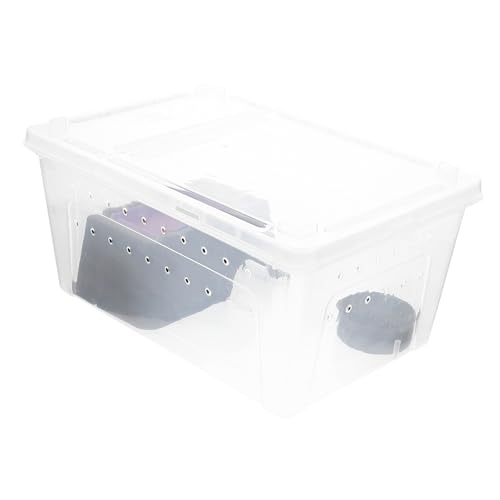 DRESSOOS 1 Satz Futterbox Für Reptilien Käfig Gecko Critter Keeper Bildschirm Coop Kaninchen Indoor-reptilienhalter Klarer Behälter Drachen System Wurf Vlies Düse Zubehör Plastik DRESSOOS 1 Satz Futterbox Für Reptilien Käfig Gecko Critter Keeper Bildschirm Coop Kaninchen Indoor-reptilienhalter Klarer Behälter Drachen System Wurf Vlies Düse Zubehör Plastik von DRESSOOS