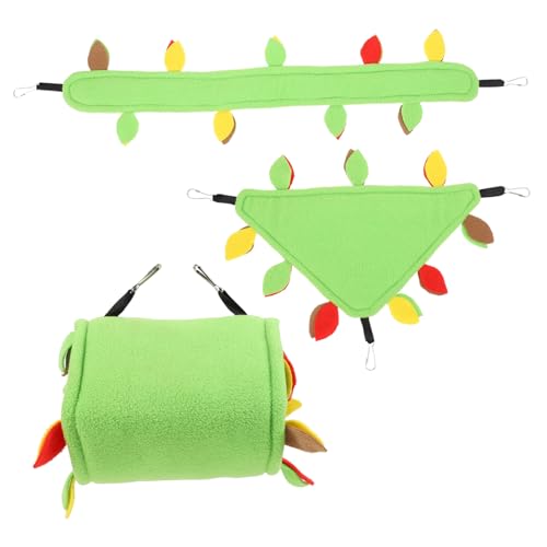 DRESSOOS Stress-spielzeit: 3-teiliges Hamster-Spielzeug-Set Papageien-Tunnel Hängematte Leiter Vögel DRESSOOS Stress-spielzeit: 3-teiliges Hamster-Spielzeug-Set Papageien-Tunnel Hängematte Leiter Vögel von DRESSOOS