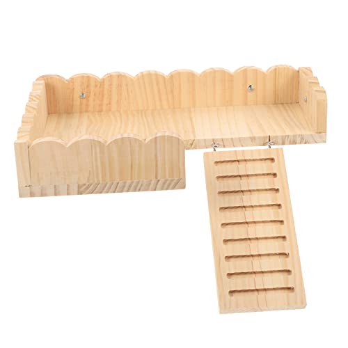 DRESSOOS Hamster-wohnraum Aus Holz Mehrstufige Plattformleiter für Meerschweinchen DRESSOOS Hamster-wohnraum Aus Holz Mehrstufige Plattformleiter für Meerschweinchen von DRESSOOS