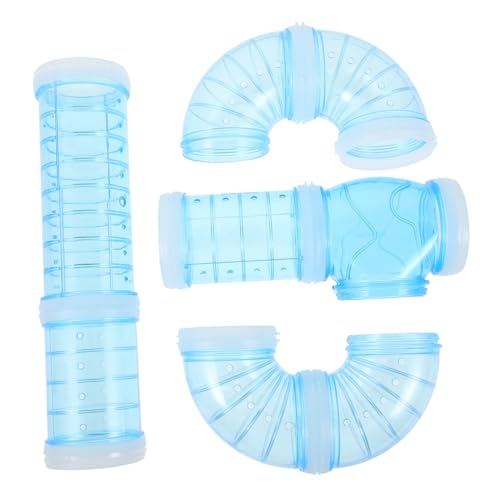DRESSOOS 8pcs Hamster Rohr Tunnel Set Ratte Käfig Äußere Tunnel Sicher Einfach Haustier Käfig Zubehör von DRESSOOS