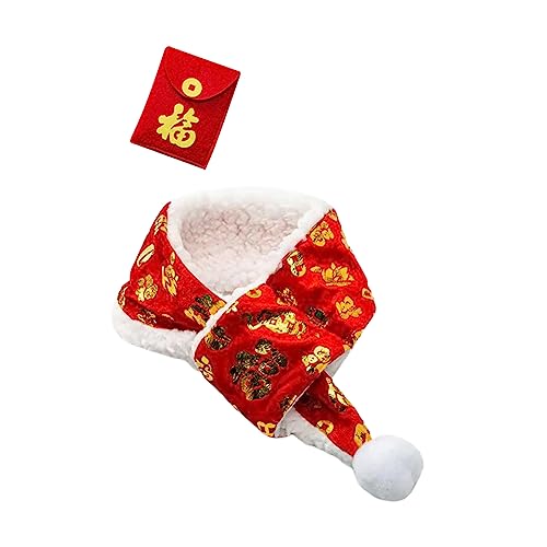 DRESSOOS 1 Satz Haustier-Dreiecksschal Katzenkostü Katzenhalsband mit Halsband - Welpe Katzenkleidung hundekragen hundehalstuch fröhliche Kätzchenschals fröhlicher Kätzchenschal Baumwolle von DRESSOOS