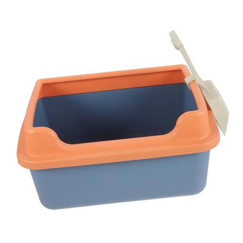 DRESSOOS Niedriger Einstieg Kätzchenstreu Streu Welpentoilette Halbgeschlossene Katzentoilette Haustiertoilette Katze DRESSOOS Niedriger Einstieg Kätzchenstreu Streu Welpentoilette Halbgeschlossene Katzentoilette Haustiertoilette Katze von DRESSOOS