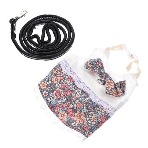 DRESSOOS 1 Satz Kleidung Für Haustierkaninchen Hasen Kleintiergeschirr, Weste, Leine Chinchilla-Geschirr Hunde Welpe Meerschweinchenleine Outdoor-Kaninchen-Zugband Hamster Käfig Baumwolle DRESSOOS 1 Satz Kleidung Für Haustierkaninchen Hasen Kleintiergeschirr, Weste, Leine Chinchilla-Geschirr Hunde Welpe Meerschweinchenleine Outdoor-Kaninchen-Zugband Hamster Käfig Baumwolle von DRESSOOS