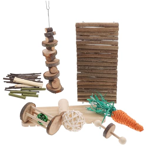 DRESSOOS 1 Satz Meerschweinchen Heu Schweine zur Nahrungssuche für Ratten Nest tragen Hamster hamsterspielzeug Rattenspielzeug und Zubehör Chinchilla-Accessoire hölzern DRESSOOS 1 Satz Meerschweinchen Heu Schweine zur Nahrungssuche für Ratten Nest tragen Hamster hamsterspielzeug Rattenspielzeug und Zubehör Chinchilla-Accessoire hölzern von DRESSOOS