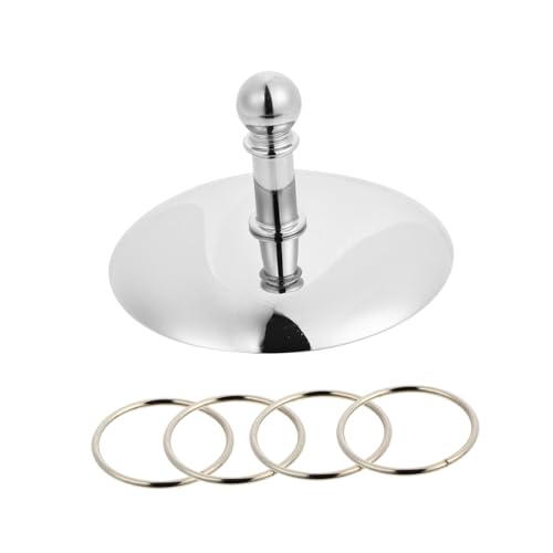 DRESSOOS 1 Satz Papageienring Zubehör Für Vogelkäfige Papageien-puzzlespielzeug Papagei Stapelring Spielzeug Vogeltrick-trainingsspielzeug Vogel Stapelring Ara Silver Rostfreier Stahl DRESSOOS 1 Satz Papageienring Zubehör Für Vogelkäfige Papageien-puzzlespielzeug Papagei Stapelring Spielzeug Vogeltrick-trainingsspielzeug Vogel Stapelring Ara Silver Rostfreier Stahl von DRESSOOS