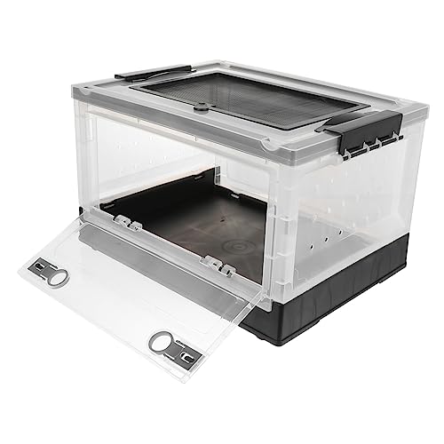 DRESSOOS Haustierkäfig Hamsternestkasten Kleintier-Terrarium Isoliert Schwarz Sicher Angenehmes Wohnen Für Hamster von DRESSOOS