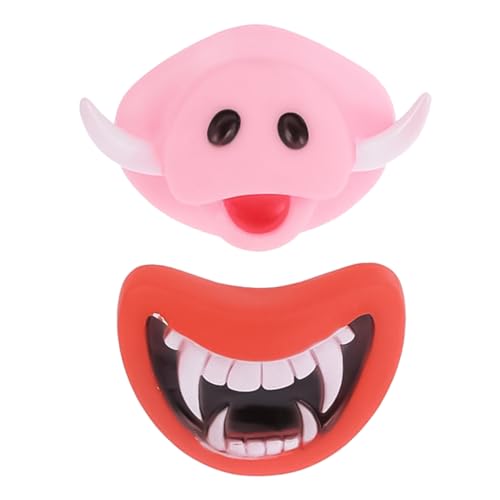 DRESSOOS Haustier Molaren Spielzeug Set 2 Stücke Hund Vinyl Beißen Spielzeug Quietschende Funktion Halloween Themed Rot DRESSOOS Haustier Molaren Spielzeug Set 2 Stücke Hund Vinyl Beißen Spielzeug Quietschende Funktion Halloween Themed Rot von DRESSOOS