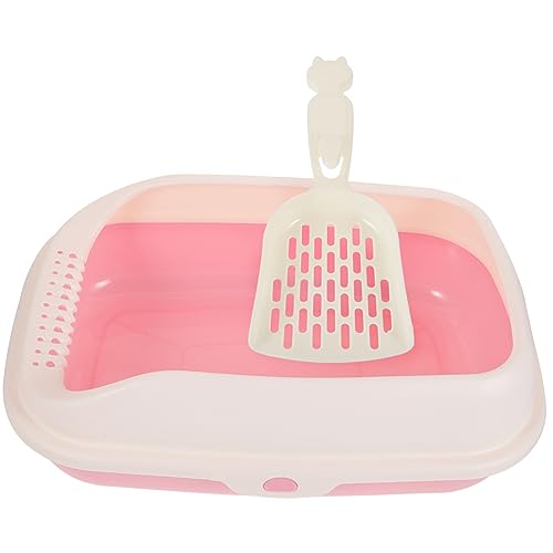 DRESSOOS 1 Set Box Katzentoilette Kätzchentoilette Haushaltskatzentoilette Katzentoiletten Mit Hohen Seitenwänden Für Katzen Katzentoilette Mit Großer Kapazität Haustiertoilette von DRESSOOS