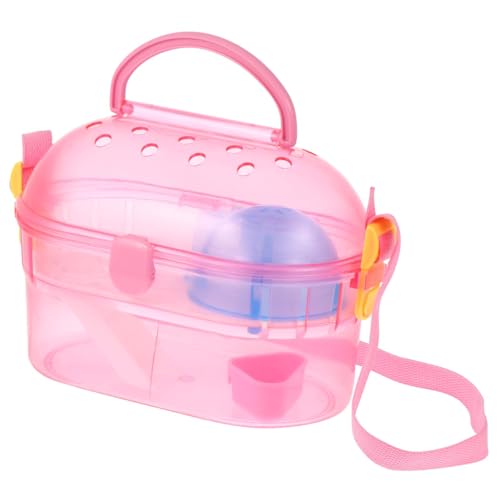 DRESSOOS Material Haustier Hamster Reisetasche Badewanne Feeder Für Outdoor-Abenteuer von DRESSOOS