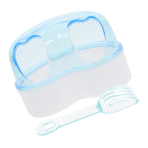 DRESSOOS 1 Set Hamster Sandbadbehälter, Hamster Zubehör, Hamster Badebehälter, Wiederverwendbare Hamsterbadewannen, Hamster Badebecken, Meerschweinchen Sandbadekoffer, Meerschweinchen DRESSOOS 1 Set Hamster Sandbadbehälter, Hamster Zubehör, Hamster Badebehälter, Wiederverwendbare Hamsterbadewannen, Hamster Badebecken, Meerschweinchen Sandbadekoffer, Meerschweinchen von DRESSOOS