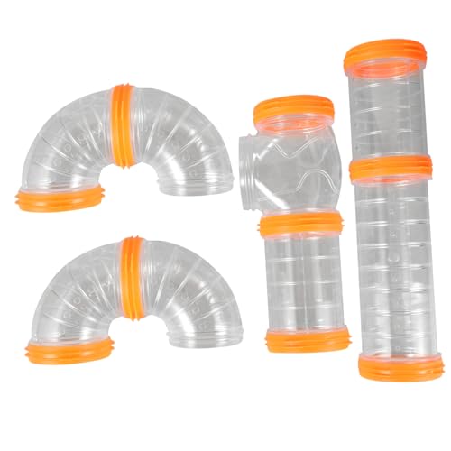 DRESSOOS 1 Set Hamsterrohr Set, Meerschweinchenkäfig Röhre, Hamsterkäfig Tunnel, DIY Käfig Tunnel, Meerschweinchen Tunnel Und Verstecke, Hamsterkäfig DIY Tunnel, Hamsterröhre, DIY von DRESSOOS