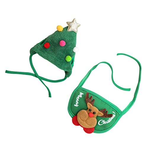 DRESSOOS 1satz Weihnachtsmütze Für Haustiere Mit Passendem Saliva Handtuch Hund Und Katze Kostüm Für Festlichkeiten Dekorative Bekleidung Für Kleine Tiere Teiliges Set Für DRESSOOS 1satz Weihnachtsmütze Für Haustiere Mit Passendem Saliva Handtuch Hund Und Katze Kostüm Für Festlichkeiten Dekorative Bekleidung Für Kleine Tiere Teiliges Set Für von DRESSOOS