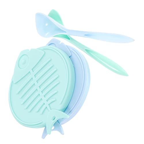 DRESSOOS 1 Set Katzendosendeckel, Verschleißfeste Dosenabdeckungen, Kompakte Tierfutterabdeckungen, Kleine Hundedosenabdeckungen, Kompakter Katzenfutterlöffel, Silikon Katzenfutterlöffel, DRESSOOS 1 Set Katzendosendeckel, Verschleißfeste Dosenabdeckungen, Kompakte Tierfutterabdeckungen, Kleine Hundedosenabdeckungen, Kompakter Katzenfutterlöffel, Silikon Katzenfutterlöffel, von DRESSOOS