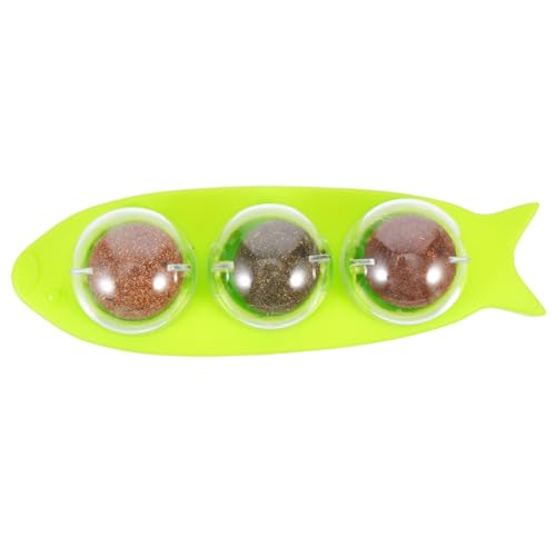 DRESSOOS 1 Set Katzenminze Spielzeug Austauschbare Katzenminze Katzenminze Katzenzahnspielzeug Silvervine Katzenminze Bälle Nips Katzenminze Bälle Für Katzen Wandkatzen von DRESSOOS