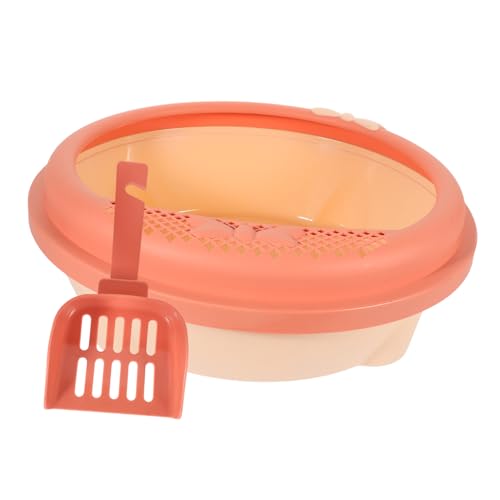 DRESSOOS 1 Set Katzentoilette Mit Großer Kapazität, Katzentoilette, Katzenbedarf, Saubere Toilette Für Kätzchen, Katzenbettpfanne, Katzenstreutoilette, Offene Katzentoilette, Dekorative DRESSOOS 1 Set Katzentoilette Mit Großer Kapazität, Katzentoilette, Katzenbedarf, Saubere Toilette Für Kätzchen, Katzenbettpfanne, Katzenstreutoilette, Offene Katzentoilette, Dekorative von DRESSOOS