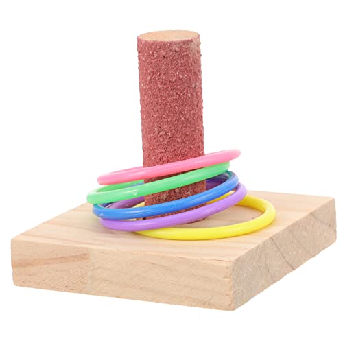 DRESSOOS 1 Set Papageienring Spielzeug, Papageienspielzeug Für Große Vögel, Vogeltrainingsspielzeug, Papageientrainingsspielzeug, Sittichkäfig Zubehör, Vogelspielzeug Für Nymphensittiche, von DRESSOOS