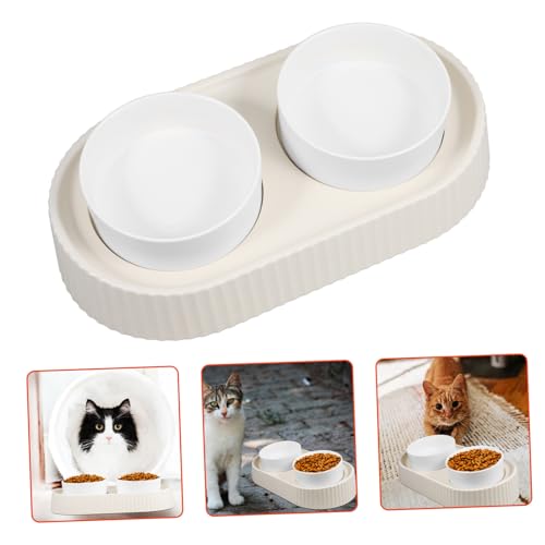 DRESSOOS 1 Set Tierfutter, Katzenfutter Und Wassernapf, Katzennäpfe, Welpen Wasserspender, Katzenfutternäpfe, Katzenfutternäpfe, Wassernapf Für Katzen, Erhöhter Katzennapf, Erhöhter DRESSOOS 1 Set Tierfutter, Katzenfutter Und Wassernapf, Katzennäpfe, Welpen Wasserspender, Katzenfutternäpfe, Katzenfutternäpfe, Wassernapf Für Katzen, Erhöhter Katzennapf, Erhöhter von DRESSOOS