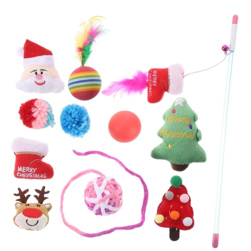 DRESSOOS 1satz Weihnachtliches Katzenspielzeug Interaktives Katzenangel Spielzeug Mit Teaser-Funktion Teiliges Fördert Die Neugier Spielverhalten Ihrer Katze DRESSOOS 1satz Weihnachtliches Katzenspielzeug Interaktives Katzenangel Spielzeug Mit Teaser-Funktion Teiliges Fördert Die Neugier Spielverhalten Ihrer Katze von DRESSOOS