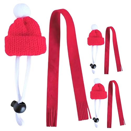 DRESSOOS Haustier Mode Kostüme Set Strickmütze Schal Kleintier Foto Requisite Hut DRESSOOS Haustier Mode Kostüme Set Strickmütze Schal Kleintier Foto Requisite Hut von DRESSOOS