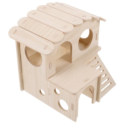 DRESSOOS Hamsterhaus Mit Etagen Umweltfreundliches Langlebiges Pet Cottage Für Hamster Ideales Und Rückzugsort Für Kleine Haustiere Praktische Haustierunterkunft Aus DRESSOOS Hamsterhaus Mit Etagen Umweltfreundliches Langlebiges Pet Cottage Für Hamster Ideales Und Rückzugsort Für Kleine Haustiere Praktische Haustierunterkunft Aus von DRESSOOS