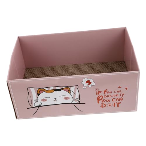 DRESSOOS 1 Stück Katze Katzenkasten Haustier Kitten Gewellter Kratzer Katze Katze Nest Bett DRESSOOS 1 Stück Katze Katzenkasten Haustier Kitten Gewellter Kratzer Katze Katze Nest Bett von DRESSOOS