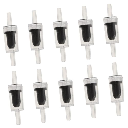 DRESSOOS 10-Pcs One-We-Wasserstoppventil Aquarium-Prüfventil-Prüfventil Für Aquariumluftpumpe Nicht-Rendite-Schachtventil von DRESSOOS