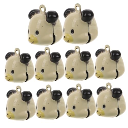 DRESSOOS Hundehalsband- Haustierhalsband Glöckchen-Halskette 10 Stück Glöckchen Bastelglöckchen Weihnachtsanhänger Sicher Für Den Täglichen Gebrauch Versammlungen Und Veranstaltungen von DRESSOOS