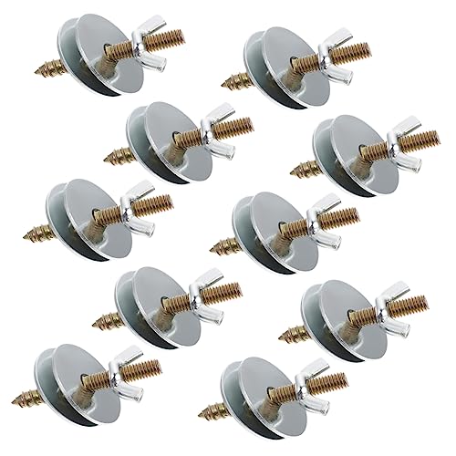 DRESSOOS 10 Teiliges Vogelkäfig Schraubenzubehör, Befestigungsschraube Für Käfig, Metallschrauben Set, Vogelkäfig Zubehör, Vogelkäfig Befestigungsschrauben, Vogel Sprungbrettschrauben, von DRESSOOS