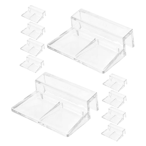 DRESSOOS Aquarium-Halterung 12 Stück Aquarium-Deckel-Clips stabiles Tank-Abdeckungsgestell für Aquarium-Zubehör von DRESSOOS