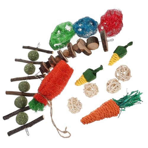 DRESSOOS 16 Stücke Pet Spielzeug Natürliche Kautabletten Für Hamster Meerschweinchen Papageien Beißen Spielzeug DRESSOOS 16 Stücke Pet Spielzeug Natürliche Kautabletten Für Hamster Meerschweinchen Papageien Beißen Spielzeug von DRESSOOS