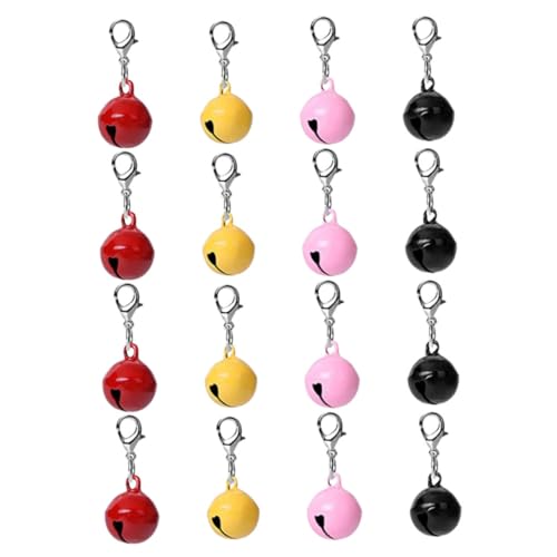 DRESSOOS 16 Stück Zarte Glöckchen Für Hundehalsbänder, Glöckchen Für Katzenhalsbänder, Zarte Glöckchen Für Haustierhalsbänder, Dekorative Glöckchen Für Hundehalsbänder, Zubehör Für von DRESSOOS