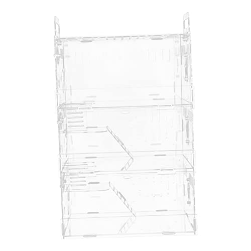 DRESSOOS Hamsterkäfig Meerschweinchen-Schloss Acryl Hauslöcher für die Luftzirkulation für den Komfort des Haustiers DRESSOOS Hamsterkäfig Meerschweinchen-Schloss Acryl Hauslöcher für die Luftzirkulation für den Komfort des Haustiers von DRESSOOS