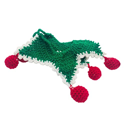 DRESSOOS Weihnachts-haustierhalsband Aus Wollfaden Schal Festliches Hundelätzchen Katzenlätzchen Größe 5–18 Kg Weihnachtsdeko Für Haustiere von DRESSOOS