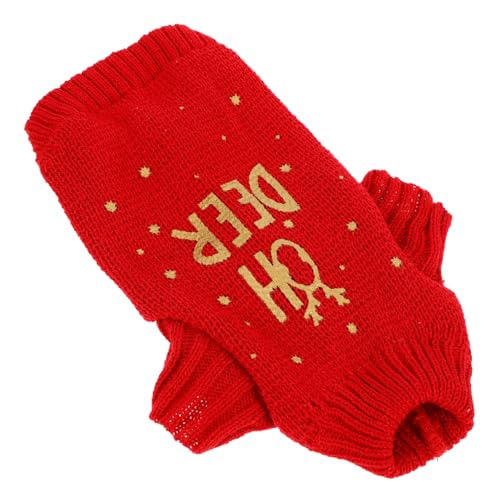 DRESSOOS 1Stk Hundekleidung hundepullover hundepulli Haustier-Partykostü Weihnachtskostüme für Hunde Weihnachtspullover Kleider Party-Hundetuch Partykleidung für Haustiere Golden Retriever von DRESSOOS