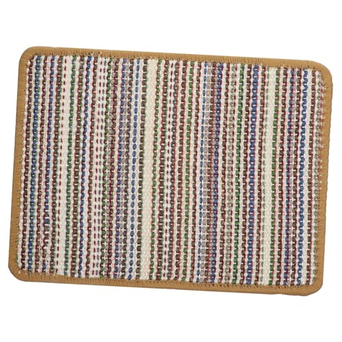 DRESSOOS 1pc Katze Kratzen Matte Haustier Katze Kratz Teppich Leinen Material Cat Scratch Spielzeug für Katzen von DRESSOOS