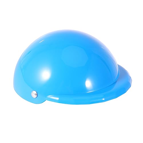 DRESSOOS 1stück Haustier Hund Helm Sicherheitsmütze Sonnenschutz Und Regenschutz Für Kleine Hunde Blauer Helm Für Haustierbedarf Pfotenschutz Und Beim Ausflug von DRESSOOS