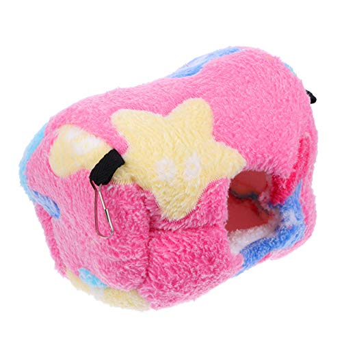 DRESSOOS Haustier-hängematte Warmes Schaukel-hängebett Für Hamster Plüsch Verdickt Durch Kleintierspielzeug DRESSOOS Haustier-hängematte Warmes Schaukel-hängebett Für Hamster Plüsch Verdickt Durch Kleintierspielzeug von DRESSOOS