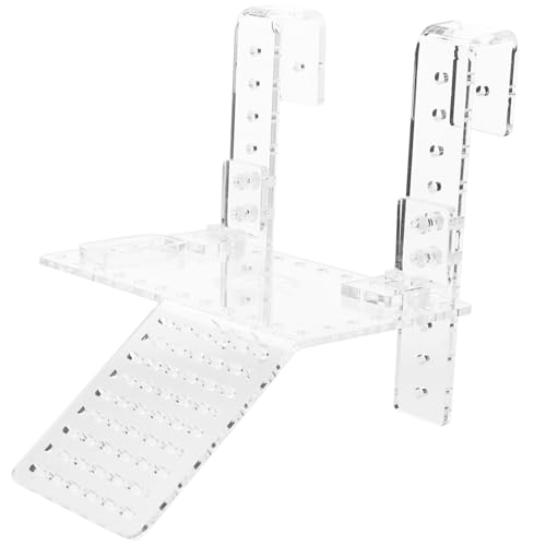 DRESSOOS 1pc Acrylschildkröte-backenplattform Mit Wandmontierter Aquarium Terrasse Ruhestrasse von DRESSOOS