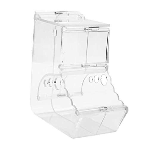 DRESSOOS 1pc Anti-bite Hamster Food Basin Haustier Eating Bowl Haustier Cage Accessoire Transparent DRESSOOS 1pc Anti-bite Hamster Food Basin Haustier Eating Bowl Haustier Cage Accessoire Transparent von DRESSOOS