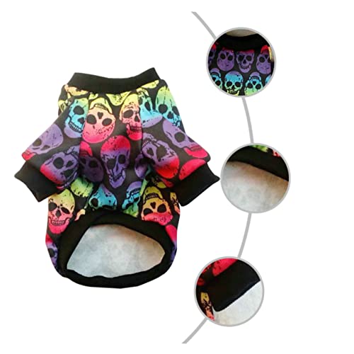 DRESSOOS Lustiger Hundepullover Halloween -Druck Haustierpflege Haustierkleidung Hundefestival Partykleid von DRESSOOS